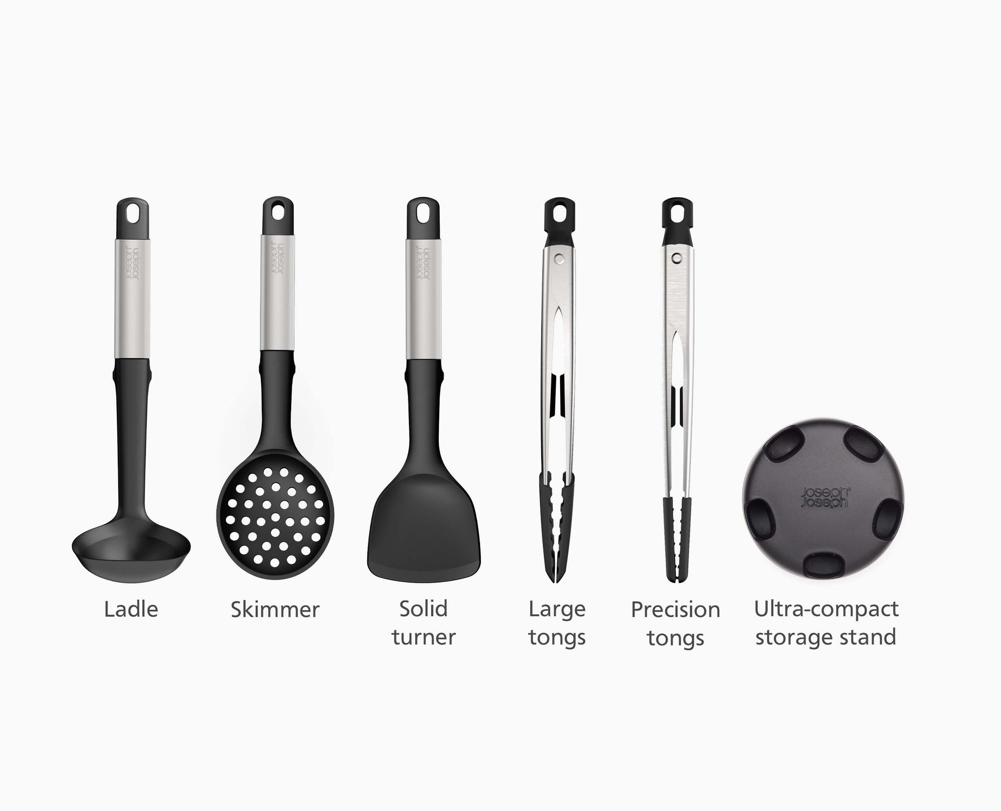 [half-width] Elevate™ Fusion 5-piece Utensil Set with Compact Stand - 10568 - Image 8
