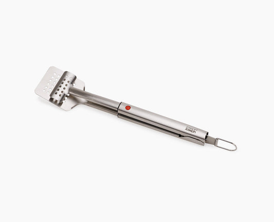 [hidden] GrillOut Stainless-Steel BBQ Turner Tongs with Extending Handle