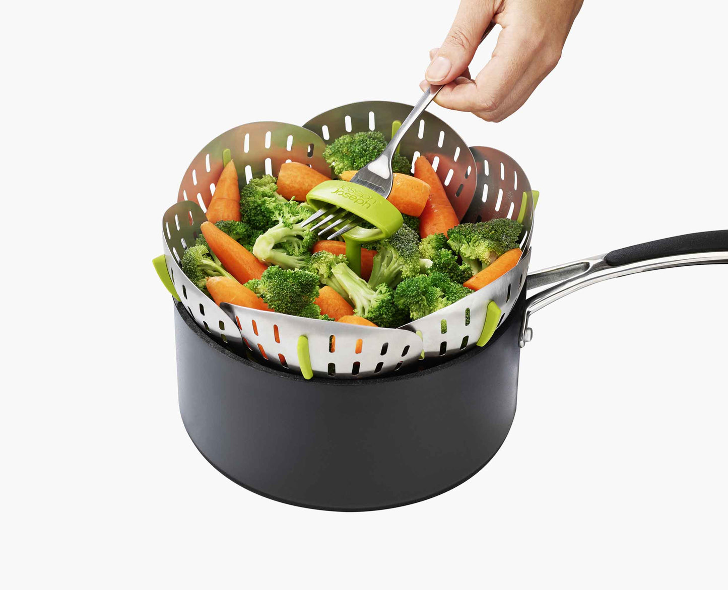 [half-width] Bloom Steel Folding Steamer Basket - 45033 - Image 7