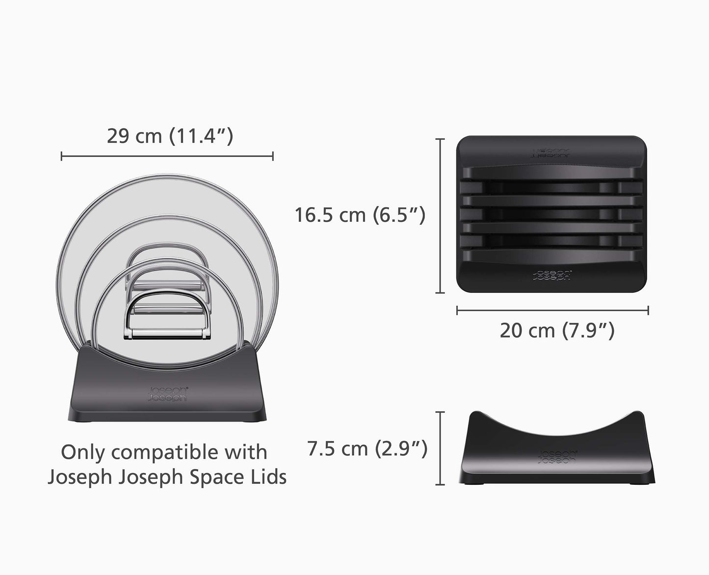 [half-width] Space™ 3-piece Lid Storage - 45053 - Image 6