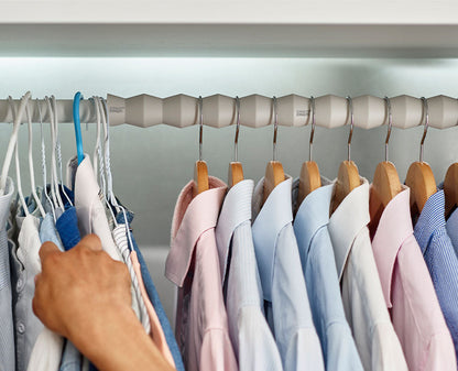 [hidden] [lifestyle] Orderly™ Pack of 2 Clothes Rail Spacer Set - 55006 - Image 2