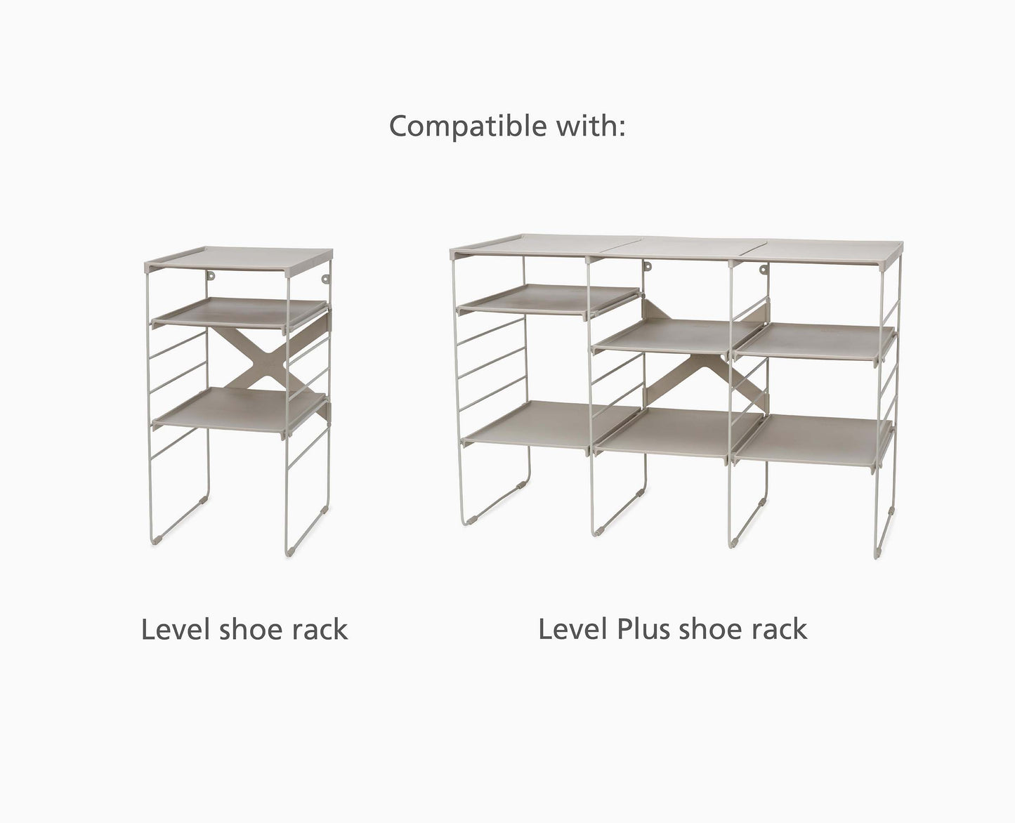 [half-width] Level™ Pack of 2 Adjustable Shelves - 55010 - INFO