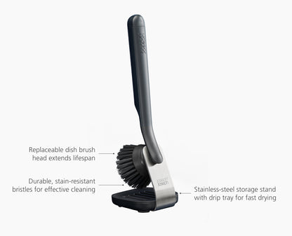 [half-width] SinkTech Washing-Up Brush with Steel Stand
