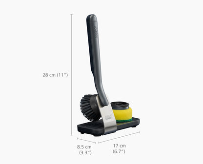 [half-width] SinkTech Washing-Up Brush & Sponge Set with Steel Stand
