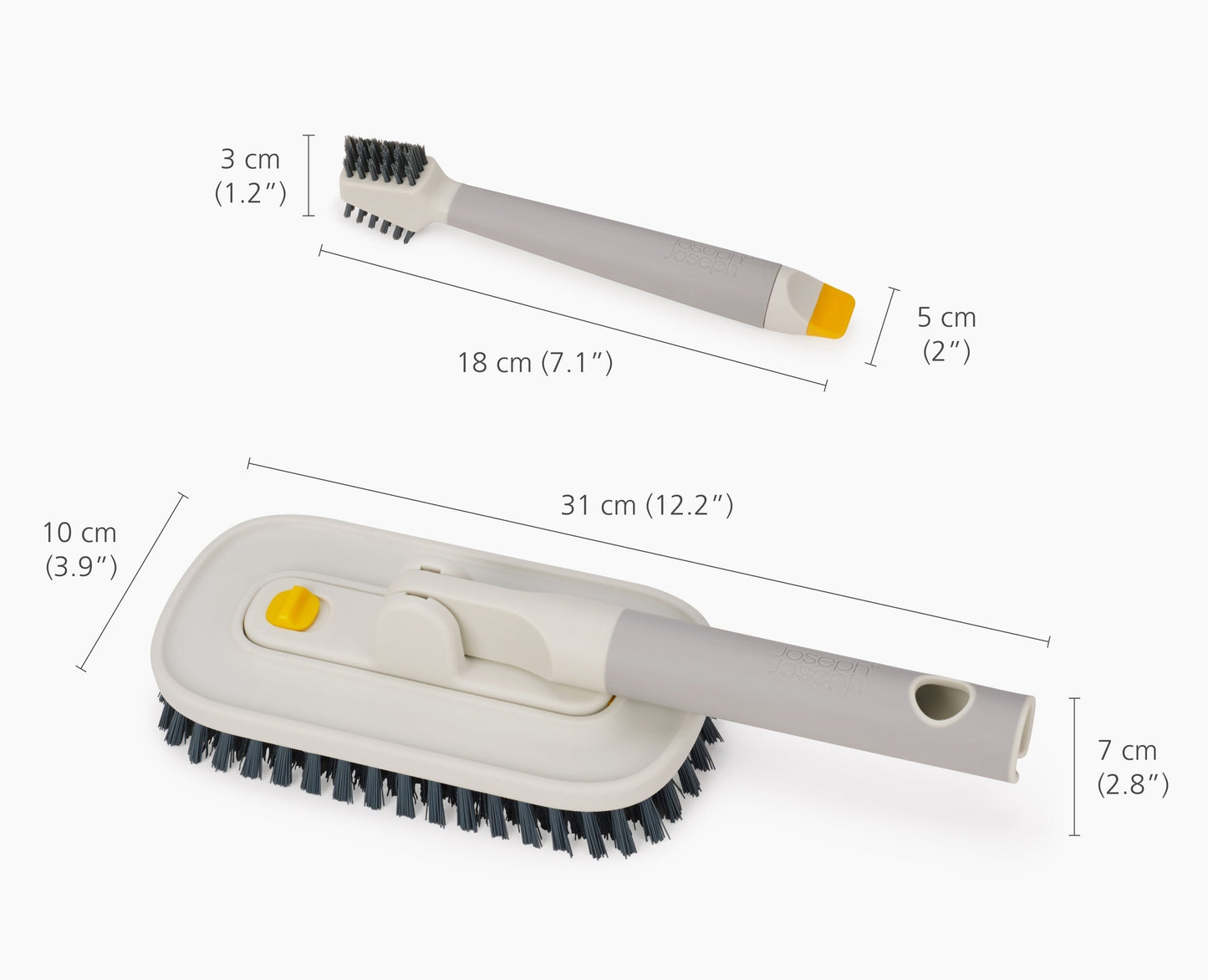 [half-width] CleanTech 2-Piece Tile Scrubber & Spot Cleaning Tool Set