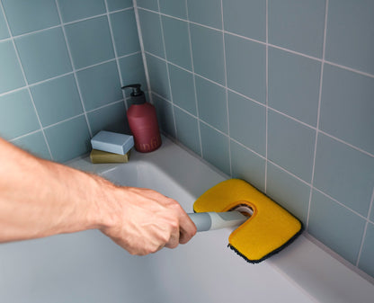 [half-width] CleanTech™ 2-in-1 Surface Scrubber Tool with Extension Pole