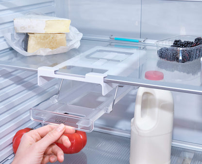 [half-width] FridgeStore™ Under-Shelf Collapsible Can Dispenser