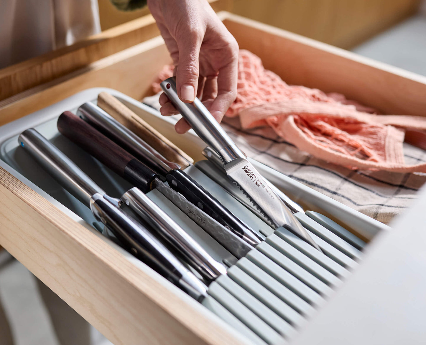 [half-width] 2-piece DrawerStore™ Cutlery & Knife Organiser Set