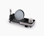 [hidden] Extend™ Slim Steel Expandable Grey Dish Drainer