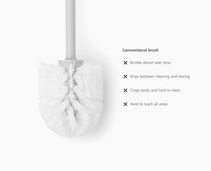 [half-width] Flex™ 360 Lite Matt White Toilet Brush