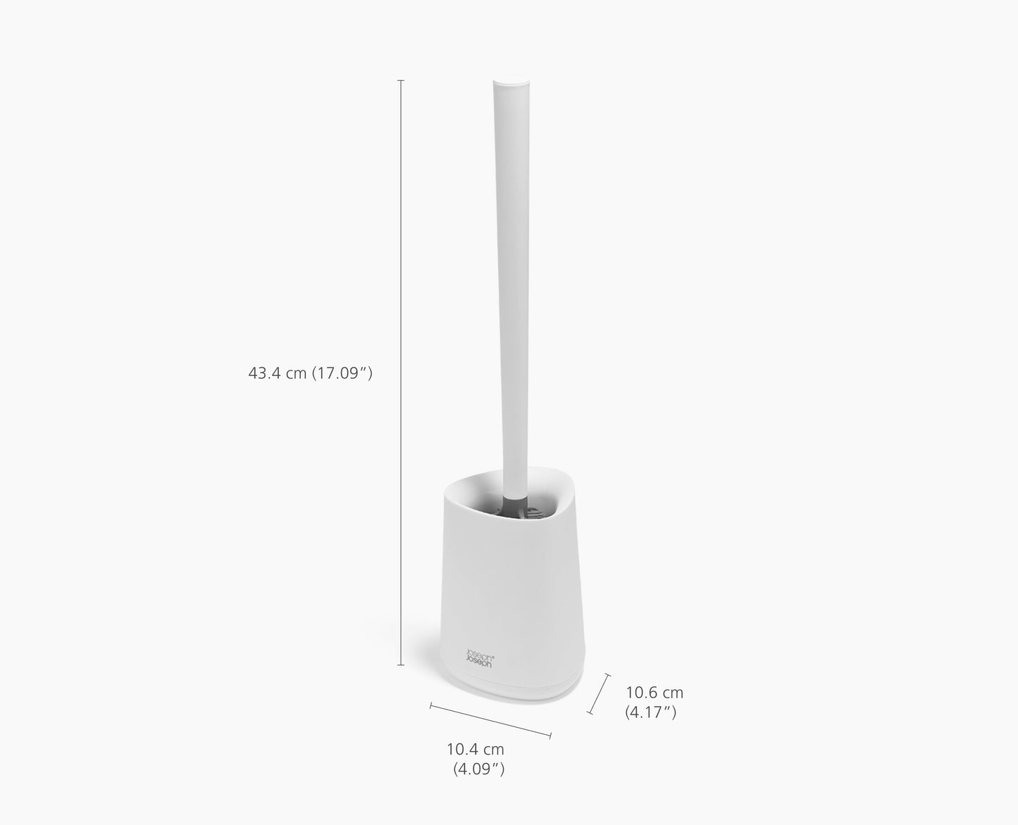 [half-width] Flex™ 360 Lite Matt White Toilet Brush
