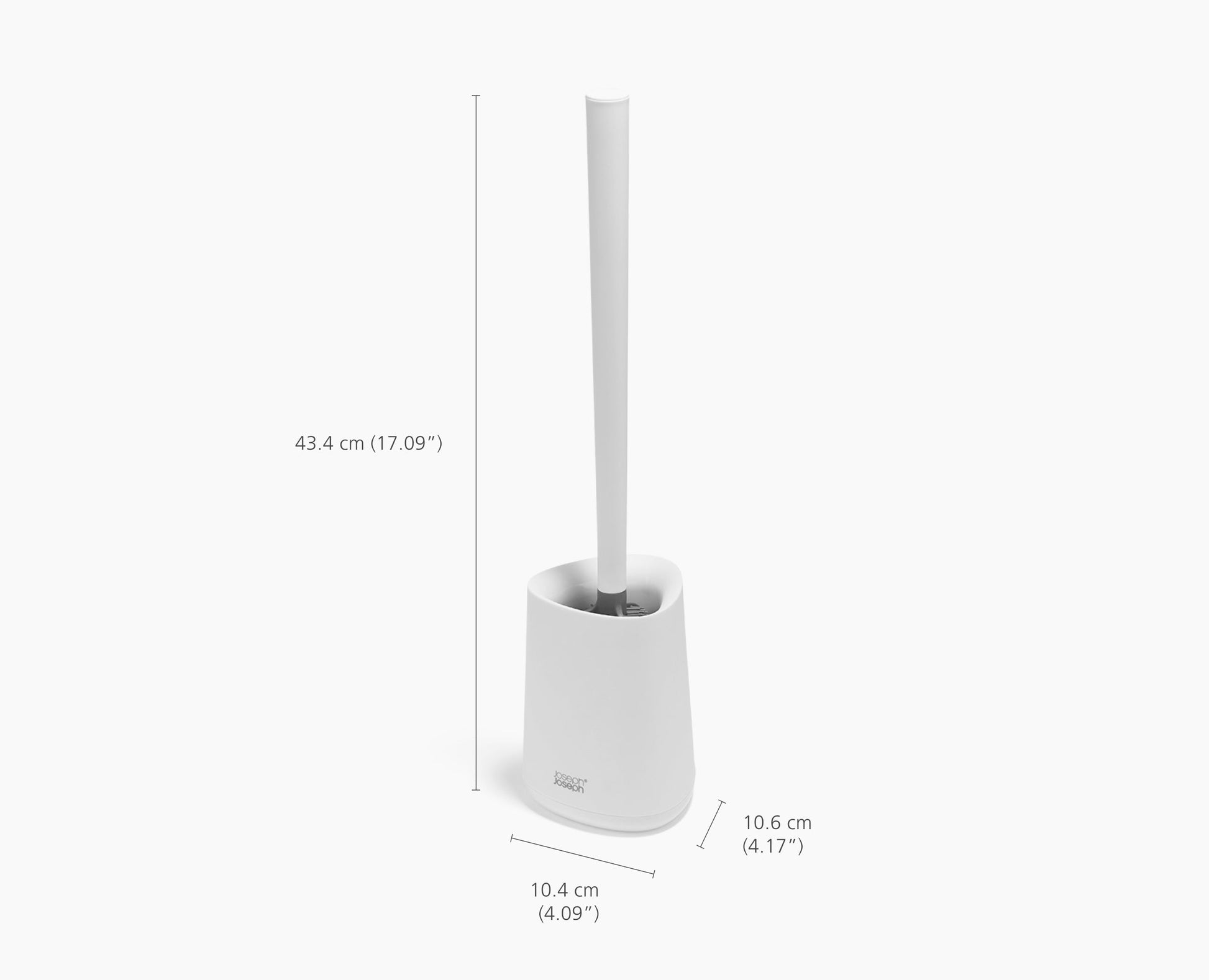 [half-width] Flex™ 360 Lite Matt White Toilet Brush