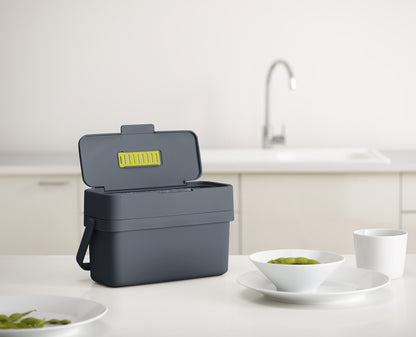 [half-width] Compo™ 4L Grey Food Waste Caddy Starter Set